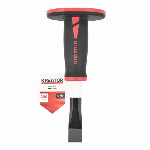 Sekáč ruční plochý s ochranou 21 x 200mm Kreator KRTH23906