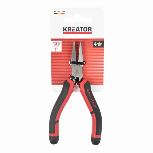 Kleště prodloužené ploché 125mm MINI Kreator KRTH62105