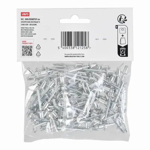 Trhací nýty 4,8x6,4mm 100ks Kreator KRTH62704