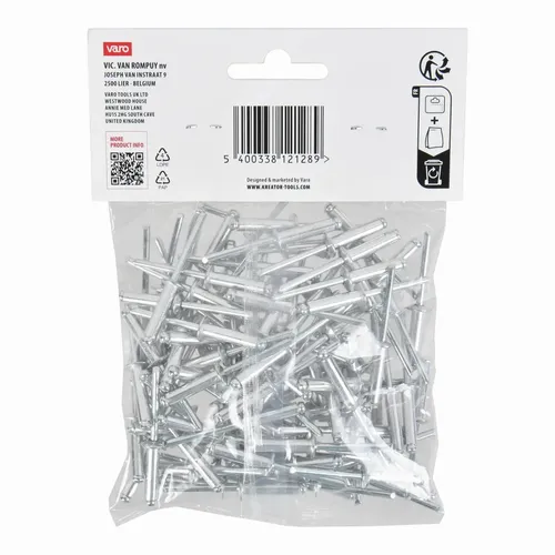 Trhací nýty 4,8x20mm 100ks Kreator KRTH62707