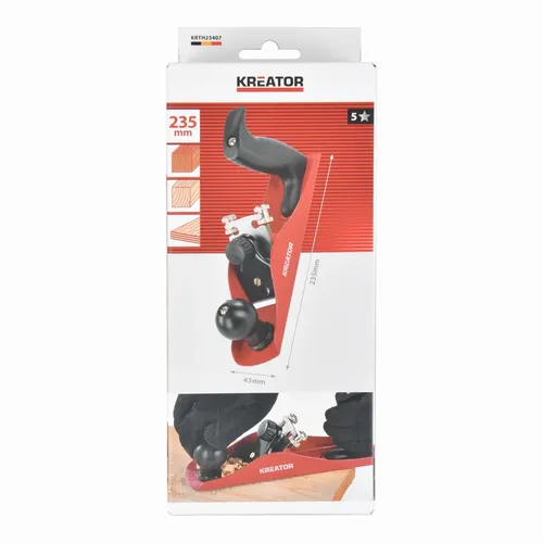 Hoblík ruční 235mm Kreator KRTH23407