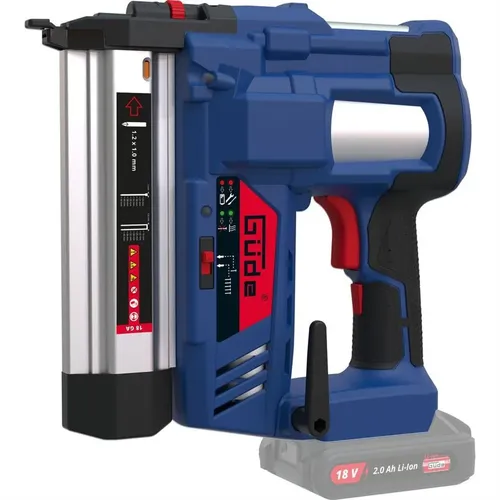 AKUMULÁTOROVÁ SPONKOVAČKA - HŘEBÍKOVAČKA KN 18-0 Güde 58411