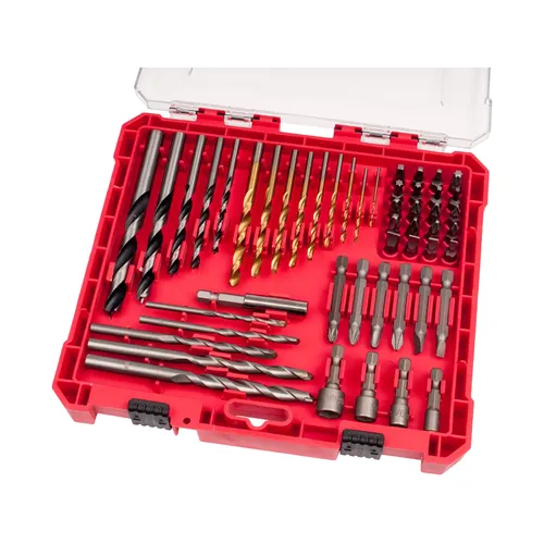 Hroty a vrtáky komb. sada 50ks, hss, crv, sk EXTOL PREMIUM 8819650