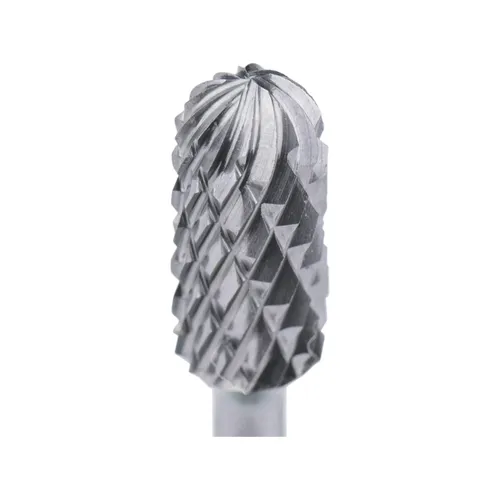 Fréza karbidová, válcová s kulovým čelem, ⌀6x13mm, ⌀stopky 3mm, sek střední (double-cut) EXTOL INDUSTRIAL 8703823