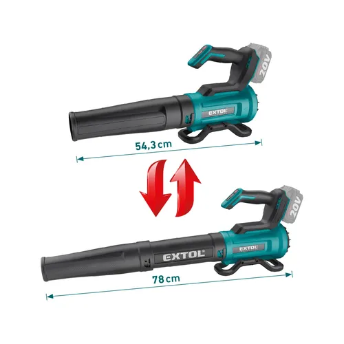 Fukar aku share20v, brushless, bez baterie a nabíječky EXTOL INDUSTRIAL 8791907