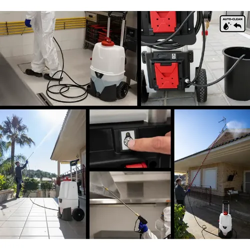 Pojízdný akumulátorový postřikovač Pulmic Industrial 35