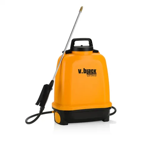 Zádový akumulátorový postřikovač VOLPI V. Black VITA 12
