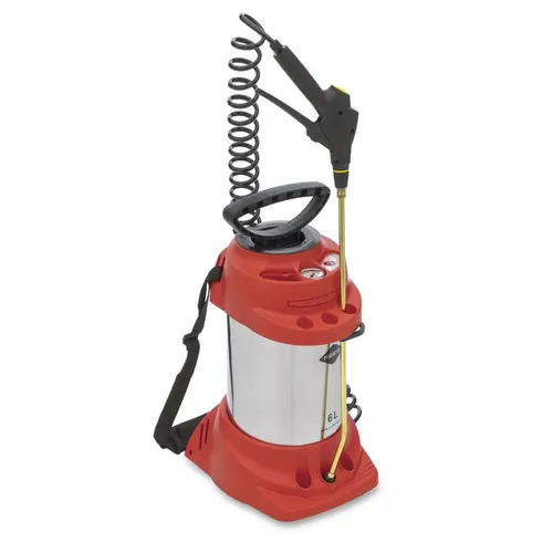 Ruční postřikovač MESTO INOX PLUS 6L včetně kompresního ventilu