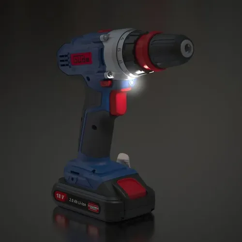 Akumulátorový vrtací šroubovák BS 18-201-30K II Güde 58526