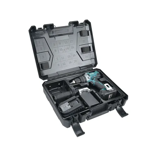 Vrtací šroubovák aku s příklepem share20v, brushless, 20v li-ion, 2ah EXTOL INDUSTRIAL 8791800