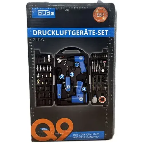 Souprava pneumatického nářadí, 71dílná Güde 40401xx