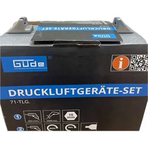 Souprava pneumatického nářadí, 71dílná Güde 40401xx