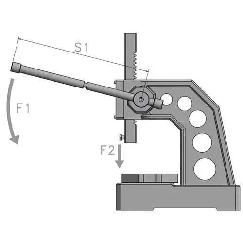 Ruční lis DDP 50 3359015 Optimum