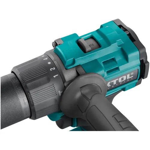 Vrtací šroubovák aku s příklepem share20v, 70nm, brushless, 2ah (2×) EXTOL INDUSTRIAL 8791804