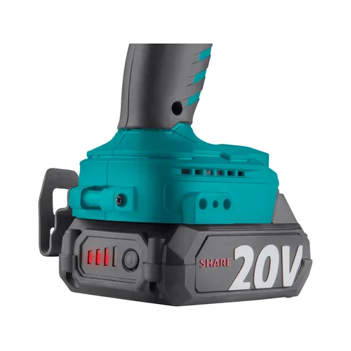 Vrtací šroubovák aku s příklepem share20v, 70nm, brushless, 2ah EXTOL INDUSTRIAL 8791806