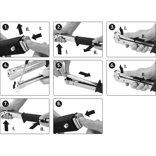 Zrušeno! nahrazeno výrobkem 8851121, kladivo sponkovací, 6-10mm/tl.1,2mm EXTOL PREMIUM 8851120