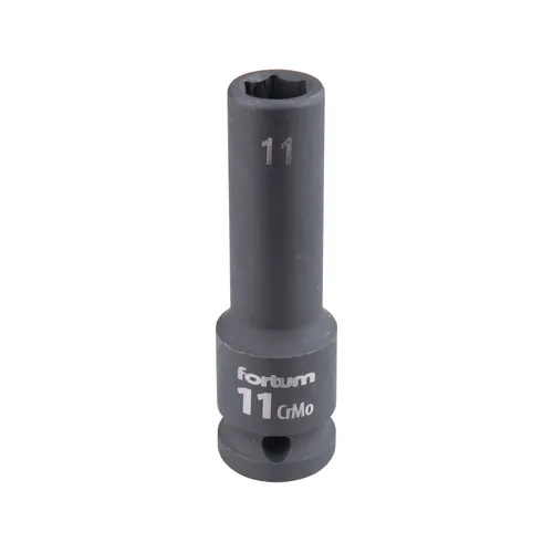 Hlavice nástrčná rázová 1/2", 11mm, l 78mm, crmov FORTUM 4703211