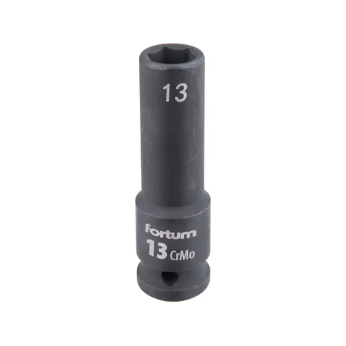 Hlavice nástrčná rázová 1/2", 13mm, l 78mm, crmov FORTUM 4703213