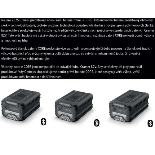 CRAMER Baterie CORE200 82V 2,5Ah