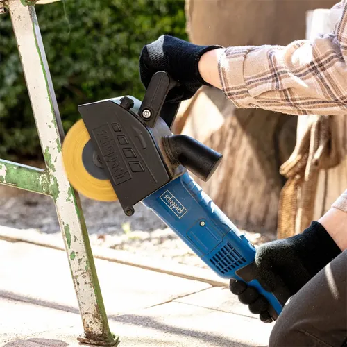 Scheppach MRS 1300 kartáčová / renovační bruska + nylonový a smirkový kartáč K80