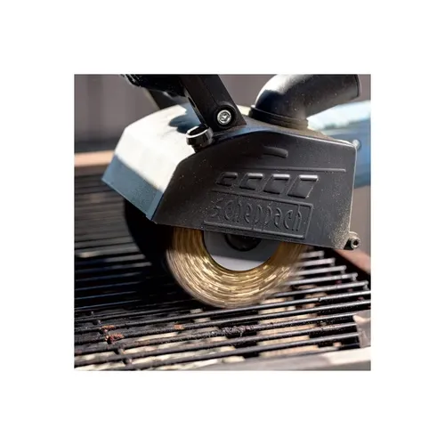 Scheppach MRS 1300 kartáčová / renovační bruska + nylonový a smirkový kartáč K80