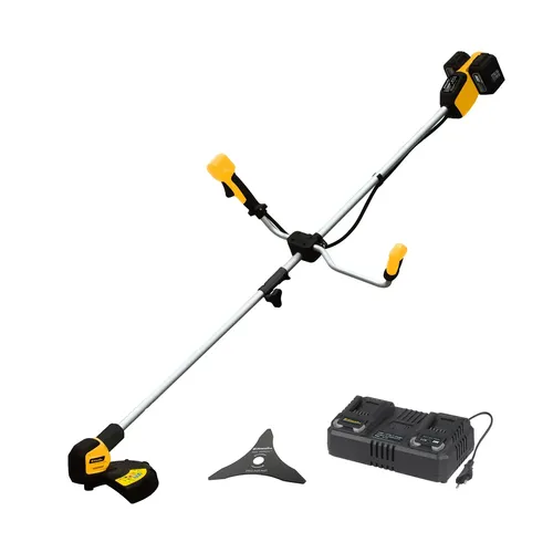 Riwall PRO RABC 2620i SET aku křovinořez 40 V (2 x 20 V) + 2x 4 Ah baterie + duální rychlonabíječka 4,5 A