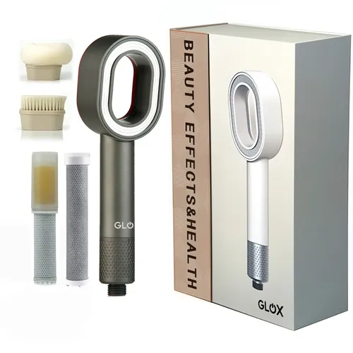 Filtrační sprchová hlavice sada antracit Glox SH001G