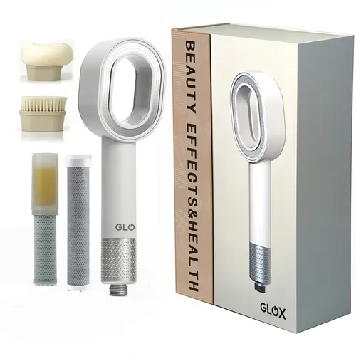 Filtrační sprchová hlavice sada bílá Glox SH001W