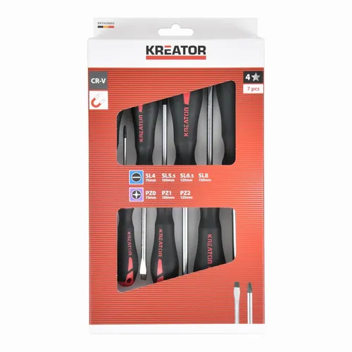 Sada šroubováků 7ks SL/PZ Kreator KRTH20003