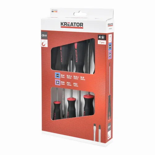 Sada šroubováků 7ks SL/PZ Kreator KRTH20003