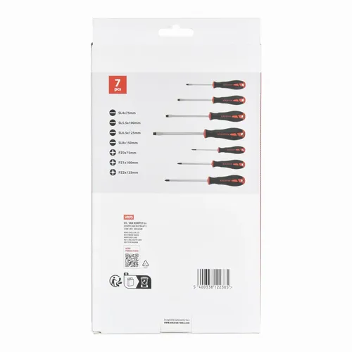 Sada šroubováků 7ks SL/PZ Kreator KRTH20003