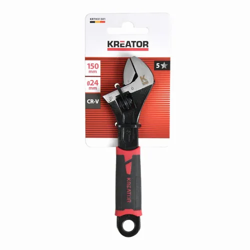 Nastavitelný klíč 150mm HIGH QUALITY Kreator KRTH31301