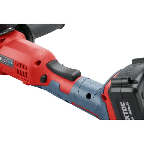 Zrušeno! nahrazeno výrobkem 8891838, bruska úhlová aku share20v, 115mm, 20v li-ion, 2ah EXTOL PREMIUM 8891840