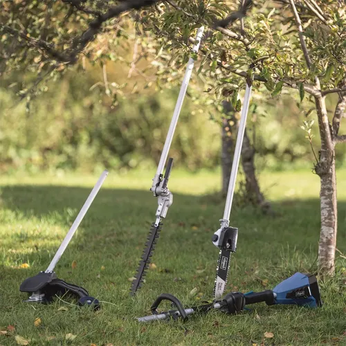 Scheppach BC-MFH400-X-SET S2 20 V IXES aku multifunkční stroj 4v1 + 2x 2Ah baterie + duální nabíječka 2,4 A