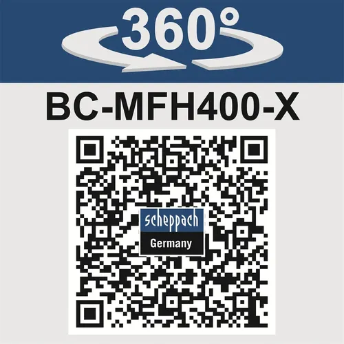 Scheppach BC-MFH400-X-SET S2 20 V IXES aku multifunkční stroj 4v1 + 2x 2Ah baterie + duální nabíječka 2,4 A