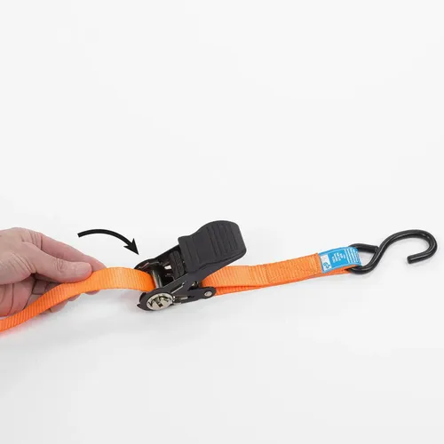 Upínací popruh ráčnový s háky 225kg / 4,5m (sada 2ks) HIGH QUALITY Kreator KRTH40806