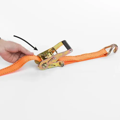 Upínací popruh ráčnový s háky 1000kg / 4,6m HIGH QUALITY Kreator KRTH40808