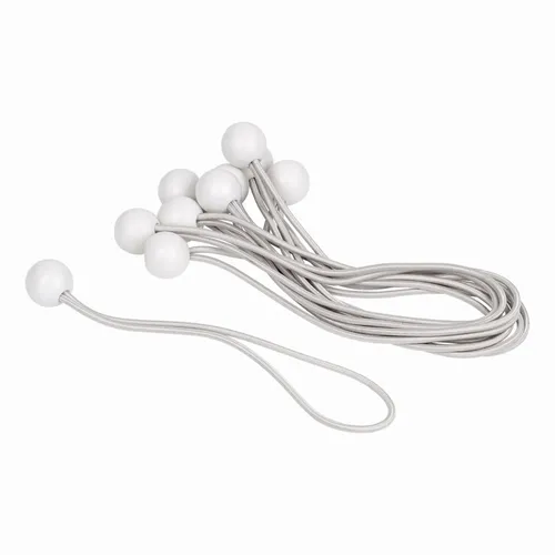 Upínací gumy s kuličkou 4mm, 25cm 10ks Kreator KRTH40906