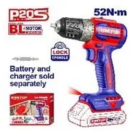 Emtop Aku vrtací šroubovák 20V 52Nm solo