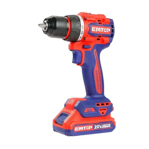 Emtop Aku vrtací šroubovák 20V 55Nm solo