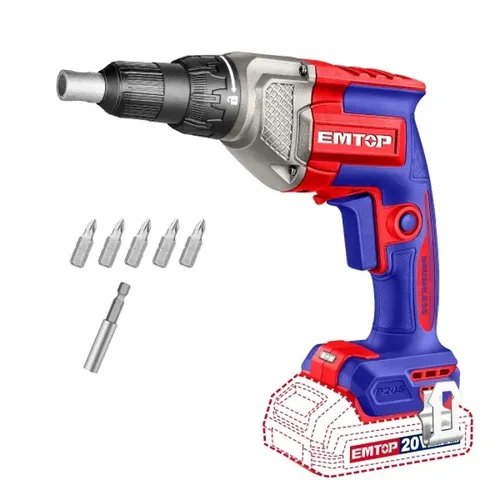 Emtop Aku šroubovák na sádrokarton 20V 4,2mm solo