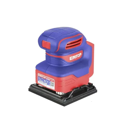 Emtop Aku vibrační bruska 20V 110x100mm solo