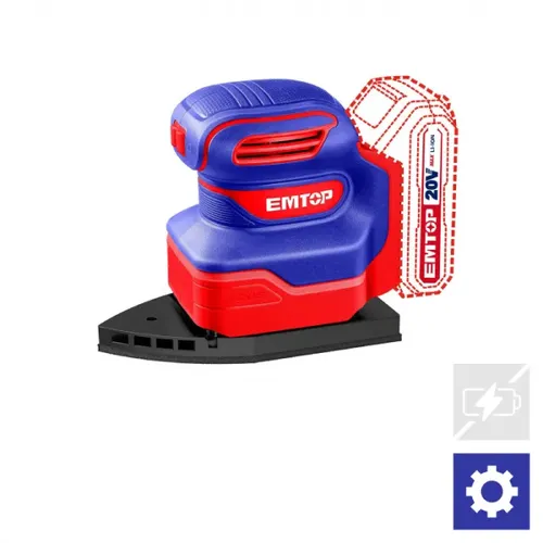 Emtop Aku vibrační delta bruska 20V solo