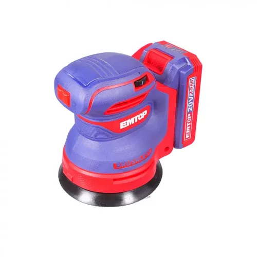 Emtop Aku excentrická bruska 20V 125mm solo