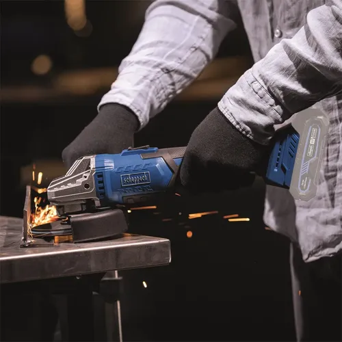 Scheppach C-AG125-X aku 20 V IXES úhlová bruska (bez baterie a nabíječky)