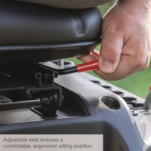 Scheppach MR 230-61 travní rider 61 cm s zadním a bočním výhozem a mechanickou převodovkou