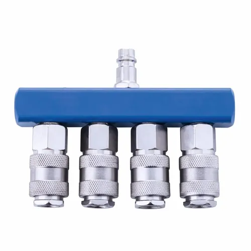 Scheppach Vzduchová rozbočka se 4 rychlospojkami