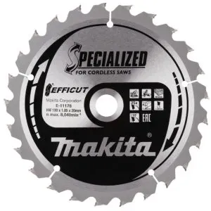 Makita E-11178 kotouč pilový dřevo Efficut 190x1.85x20mm 25Z = old E-11140