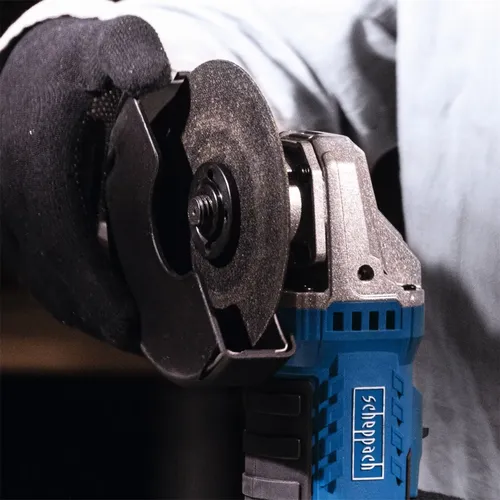 Scheppach C-AG125-X-SET L 20 V IXES aku úhlová bruska + 4Ah baterie + nabíječka 2,4 A