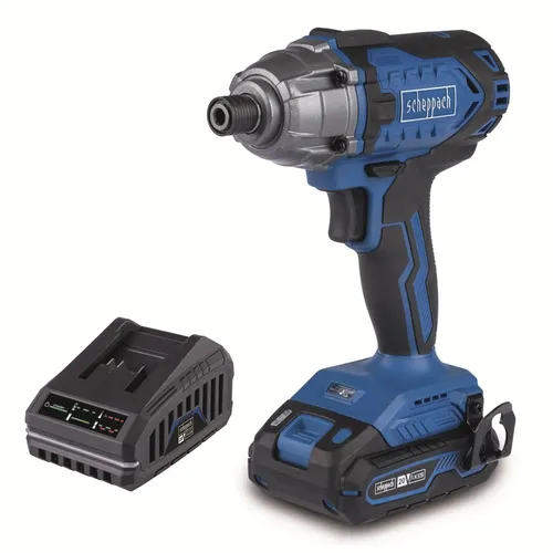Scheppach C-ID180-X-SET S aku 20 V IXES rázový utahovák + 2Ah baterie + nabíječka 2,4 A